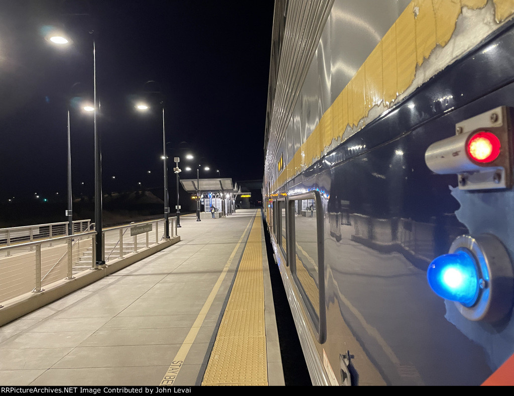 Fairfield-Vacasville Station with Amtrak Capitol Corridor Train # 723 doing its station work at the depot